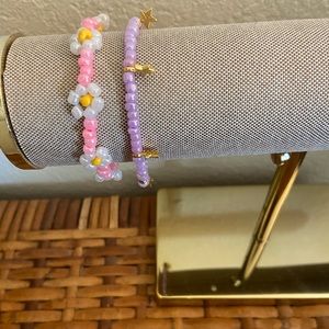 Custom beaded bracelets & anklets